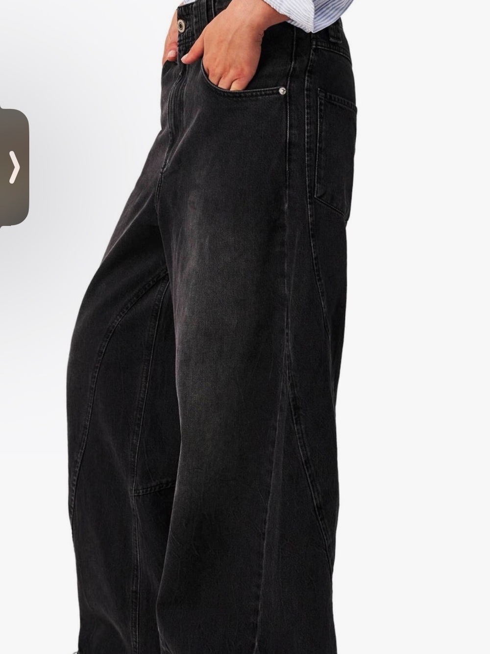 We The Free Chill Vibes Dropped Wide-Leg Jeans